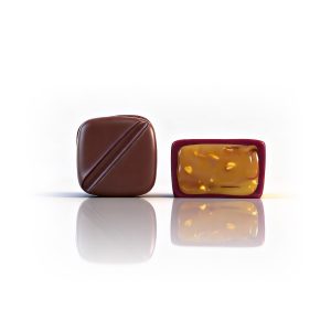 Praliné cacahuète caramel tendre